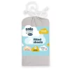Silentnight Safe Nights 2 Pack Fitted Sheet, Moses Basket - Grey