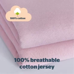 Silentnight Safe Nights 2 Pack Fitted Sheet, Moses Basket - Pink -Sienna Store 0dfsctnpi00 12