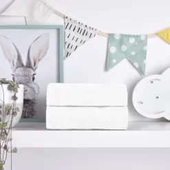 Silentnight Safe Nights 2 Pack Fitted Sheet, Moses Basket - White -Sienna Store 0dfsctnwh00 11