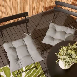 Brentfords Water Resistant Seat Pads - Grey