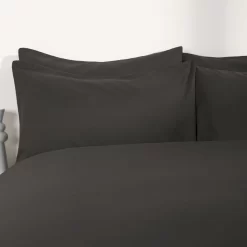 Brentfords Plain Duvet Set - Graphite -Sienna Store bdfspolga 6ss