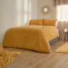 Brentfords Teddy Fleece Duvet Cover Set - Ochre