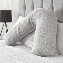 Huggleland Teddy V Shape Pillow - Grey