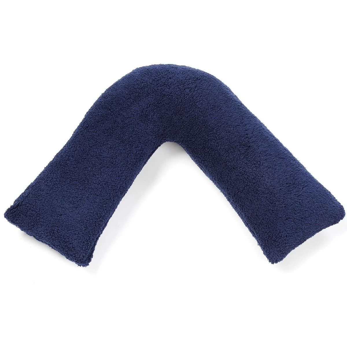 Huggleland Teddy V Shape Pillow - Navy 4 Huggleland Teddy V Shape Pillow - Navy - Image 4