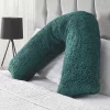 Huggleland Teddy V Shape Pillow - Emerald