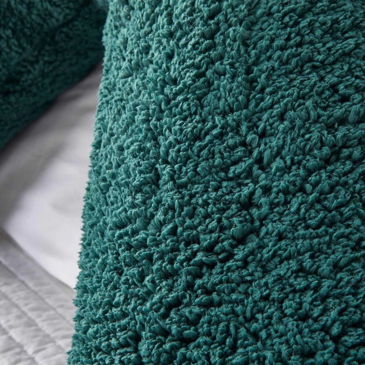 Huggleland Teddy V Shape Pillow - Emerald 3 Huggleland Teddy V Shape Pillow - Emerald - Image 3