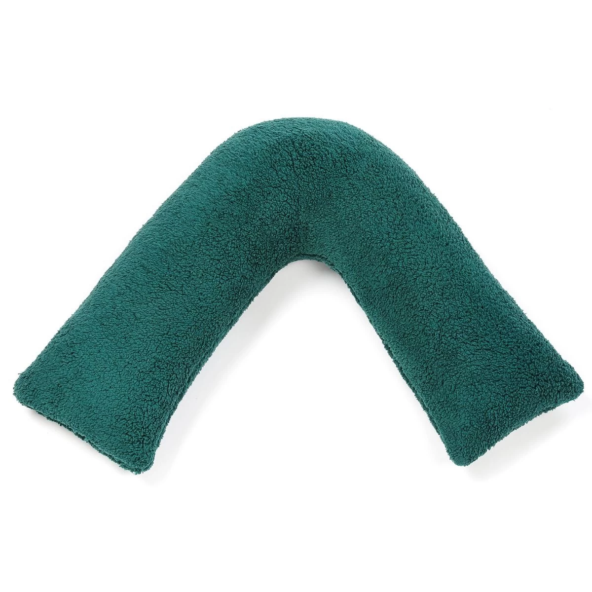 Huggleland Teddy V Shape Pillow - Emerald 4 Huggleland Teddy V Shape Pillow - Emerald - Image 4