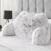Huggleland Long Hair Cuddle Cushion - Grey