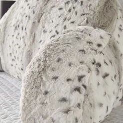 Huggleland Snow Leopard Cuddle Cushion - Grey -Sienna Store be002277 4