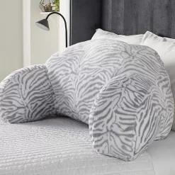 Huggleland Zebra Cuddle Cushion - Grey/White
