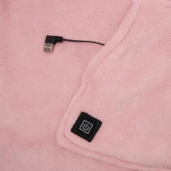 OHS Electric Heated Oversized Hoodie Blanket - Blush -Sienna Store bl s