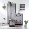 Boston 3 Piece Bedroom Furniture Set - Grey