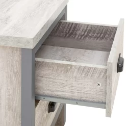 Boston 3 Piece Bedroom Furniture Set - Grey -Sienna Store bos3pcgry boston 3pc br set 2drw bedside grey co 04