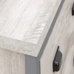 Boston 4 Piece Bedroom Furniture Set - Grey -Sienna Store bos4pcgry boston 4pc br set 4drw chest grey co 06