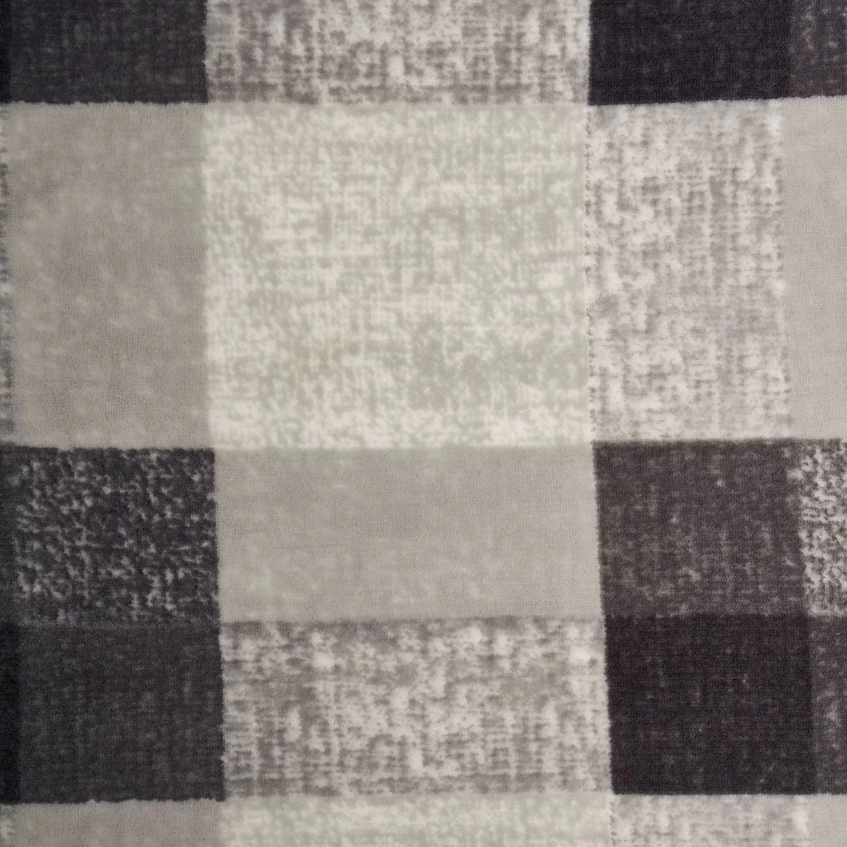 Dreamscene Tartan Fleece Throw, 150 X 180cm - Grey 3 Dreamscene Tartan Fleece Throw, 150 X 180cm - Grey - Image 3