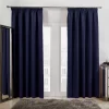 Dreamscene Pencil Pleat Blackout Curtains - Navy