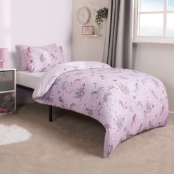 OHS Unicorn Kingdom Duvet Set - Lilac