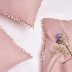 Pom Pom Duvet Set - Blush -Sienna Store ddmfpombl02 2s 1