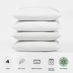 OHS Soft Touch Anti Allergy Pillows - White -Sienna Store duvet overlaysartboard 1 copy 21 2 1