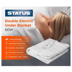 Status Electric Under Blanket, Double - 60W