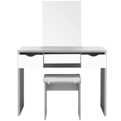 Elizabeth Dressing Table Set - Grey/White -Sienna Store elidrsgry elizabeth dresser grey white sep20 co 04