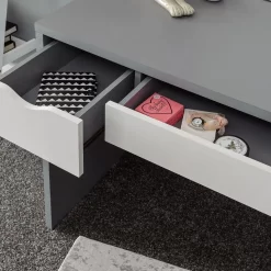 Elizabeth Dressing Table Set - Grey/White -Sienna Store elidrsgry elizabeth dresser grey white sep20 dtl 04