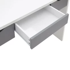 Elizabeth Dressing Table Set - White/Grey -Sienna Store elidrswht elizabeth dresser white grey sep20 co 09