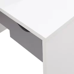 Elizabeth Dressing Table Set - White/Grey -Sienna Store elidrswht elizabeth dresser white grey sep20 co 10