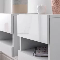 Galicia Pair Of Wall Hanging Bedside Tables - White -Sienna Store galwhbwwg galicia bedside pair white jul21 dtl 01