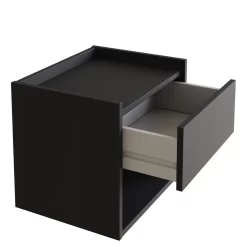 Harmony Pair Of Wall Mounted Bedside Tables - Anthracite -Sienna Store harwmbant harmony wall mounted bedside dtl1 09 21