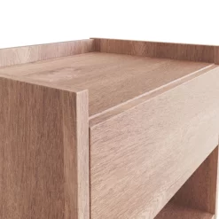 Harmony Pair Of Wall Mounted Bedside Tables - Oak -Sienna Store harwmboak harmony wall mounted bedside dtl2 09 21