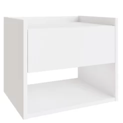 Harmony Pair Of Wall Mounted Bedside Tables - White -Sienna Store harwmbwht harmony wall mounted bedside co1 09 21