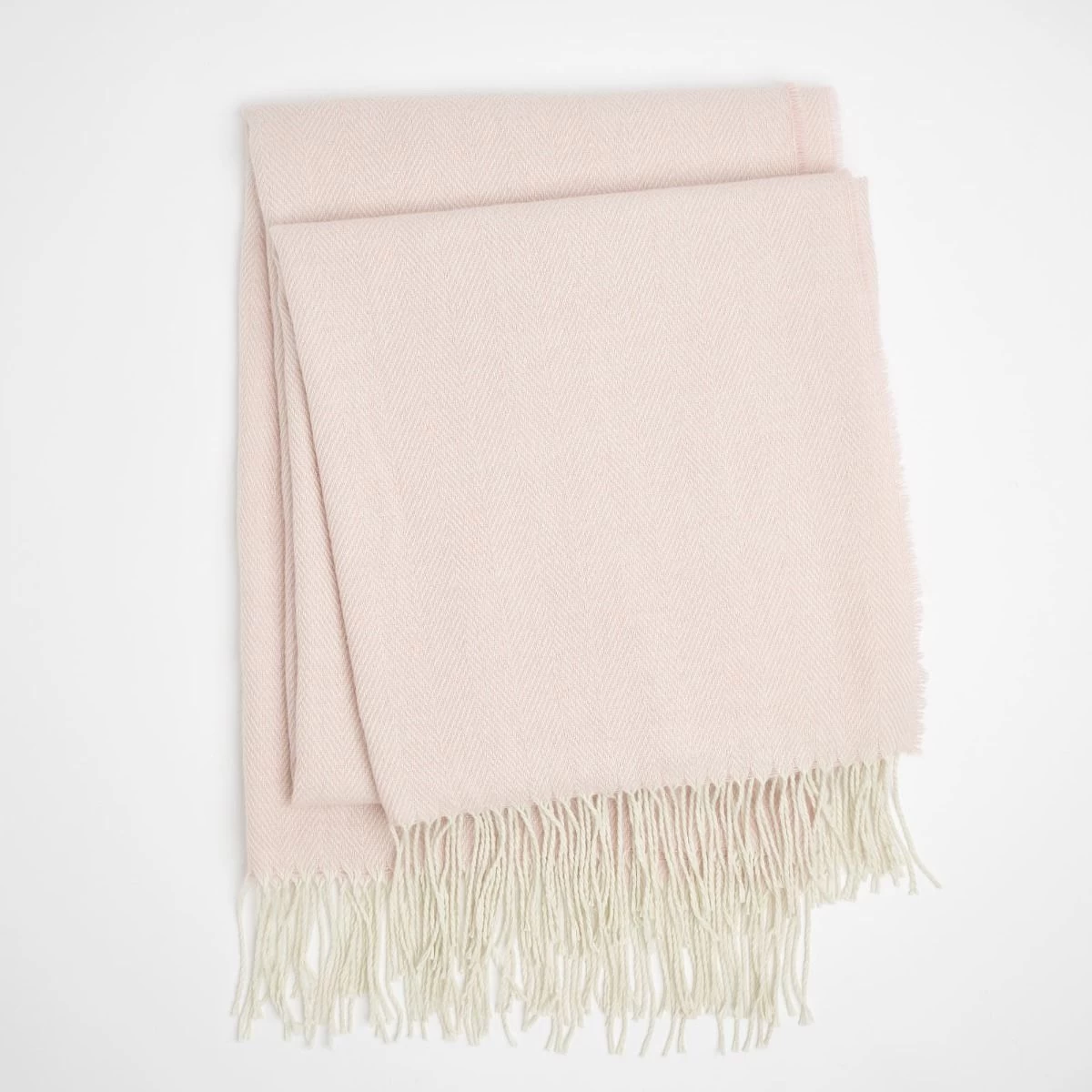 Highams Acrylic Stripe Chevron Fleece Throw, Blush - 150 X 200cm 1 Highams Acrylic Stripe Chevron Fleece Throw, Blush - 150 X 200cm