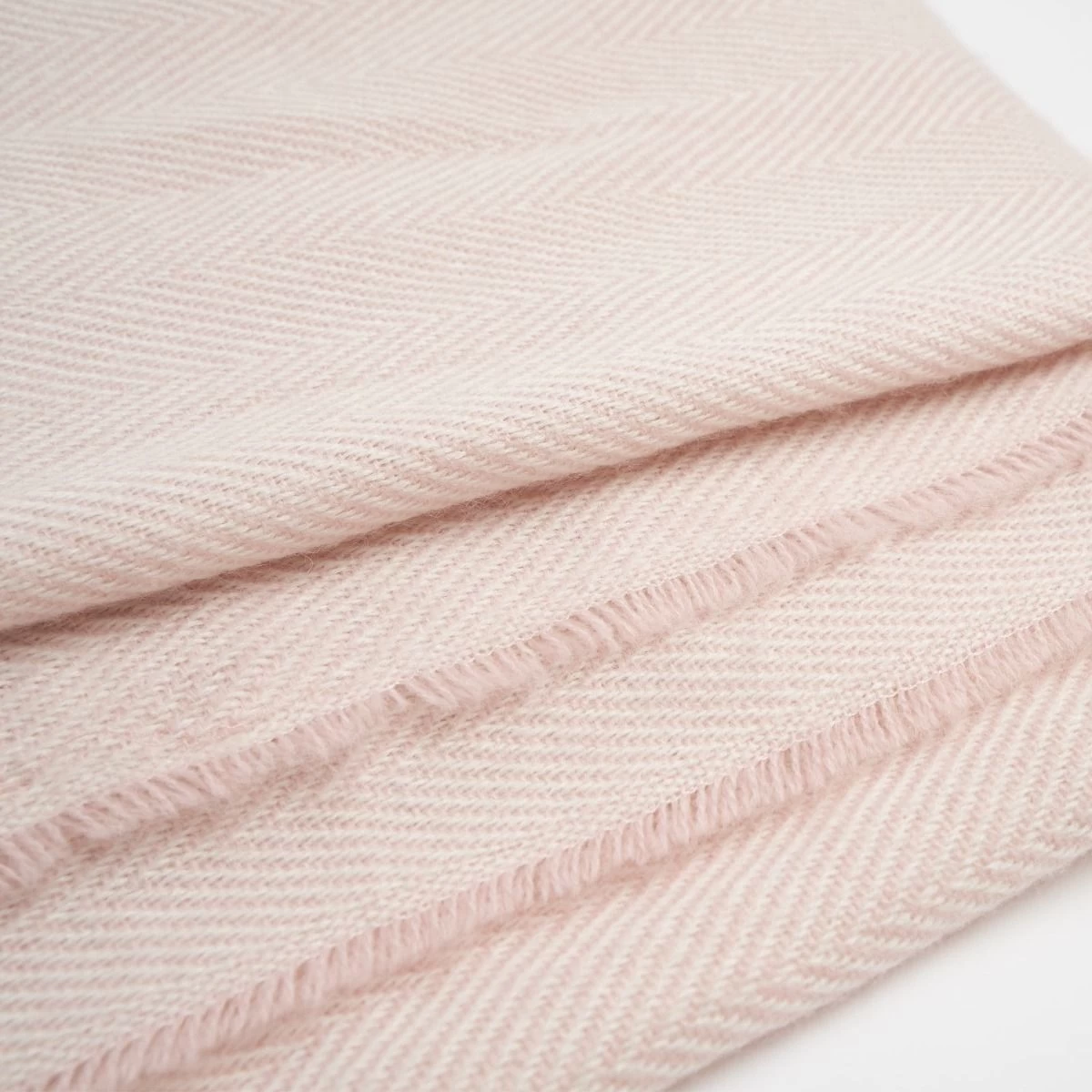 Highams Acrylic Stripe Chevron Fleece Throw, Blush - 150 X 200cm 5 Highams Acrylic Stripe Chevron Fleece Throw, Blush - 150 X 200cm - Image 5