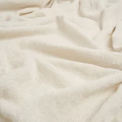 Highams Chenille Throw - Cream -Sienna Store hbknittcr 4s 3