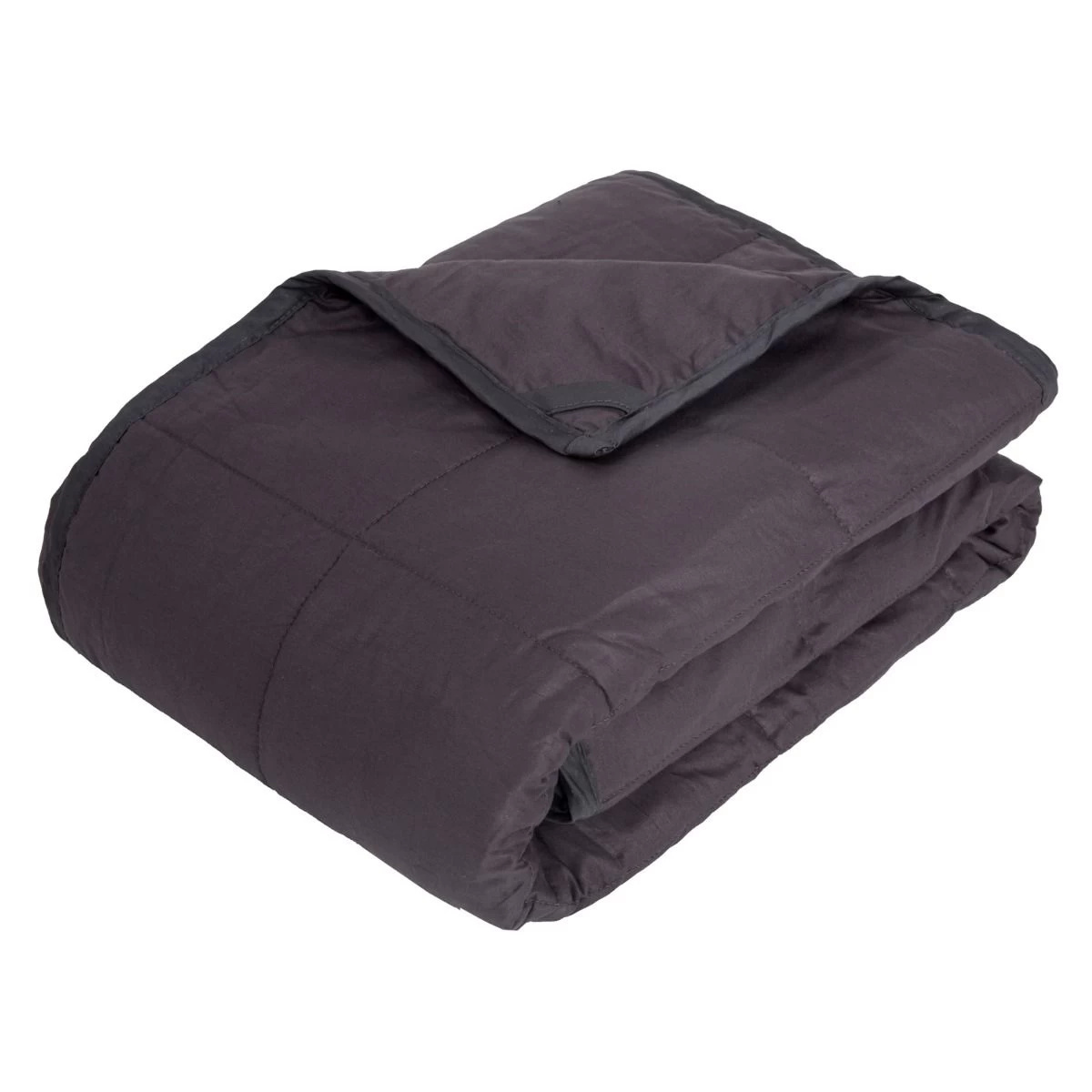 Highams Cotton Weighted Blanket - Grey 5 Highams Cotton Weighted Blanket - Grey - Image 5