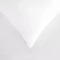 Highams Luxe 400 Thread Count 100% Cotton Sateen Duvet Set - White -Sienna Store hdhs2tcwh 5s