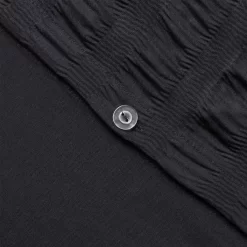 Highams Seersucker Duvet Set - Black -Sienna Store hdhssskbk 5s