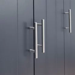 Kendal 3-Door 3-Drawer Wardrobe - Slate Blue -Sienna Store ken33wsbl kendal slate blue 3dr 3drw robe sep21 co 11