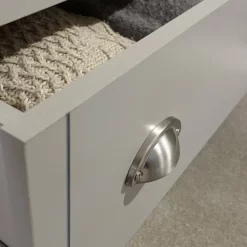 Kendal 3 Drawer Chest Of Drawers - Grey -Sienna Store ken3dcgry kendal 3drw chest grey dtl 05