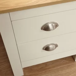 Lancaster 2 Drawer Bedside Table - Cream -Sienna Store lan2dbcrm lancaster 2drw chest cream dtl 01