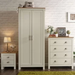Lancaster 3 Piece Bedroom Furniture Set - Cream