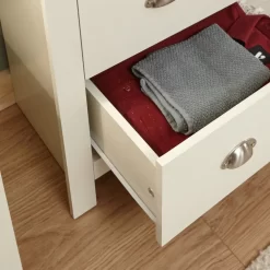 Lancaster 2+2 Drawer Chest Of Drawers - Cream -Sienna Store lan4dccrm lancaster 2 2drw chest cream dtl 01