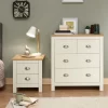 Lancaster 2+2 Drawer Chest Of Drawers - Cream