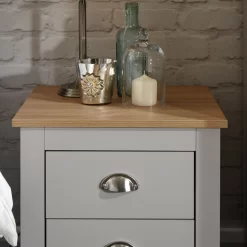 Lancaster 4 Piece Bedroom Furniture Set - Grey -Sienna Store lan4pcgry 13