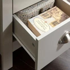 Lancaster 4 Piece Bedroom Furniture Set - Grey -Sienna Store lan4pcgry 14