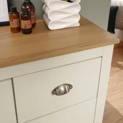 Lancaster Merchants Chest Of Drawers - Cream -Sienna Store lan7dccrm lancaster merchants chest cream dtl 01