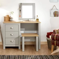 Lancaster Dressing Table Set - Grey