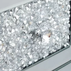 Lucia 2 Drawer Jewelled Chest Mirrored -Sienna Store lca2dcmir lucia mirror chest 2 drawer may20 dtl 02