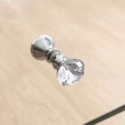 Mirrored 2 Drawer Slim Chest Clear Glass 10 Mirrored 2 Drawer Slim Chest Clear Glass -Sienna Store mir2drclr 03